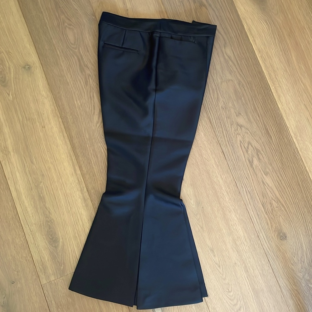 Ellery cropped, flare pants with side slit - Picture 5 of 6